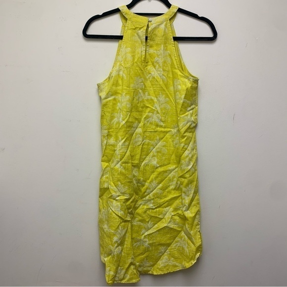 C&C California 100% Linen Palm Tree Dress - Picture 7 of 11